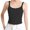 Black, variant on Ladies' Slim Underwear With Chest Without Rims Bra Slim Underwear Umbilical Sling Camisole Bra Top for Women