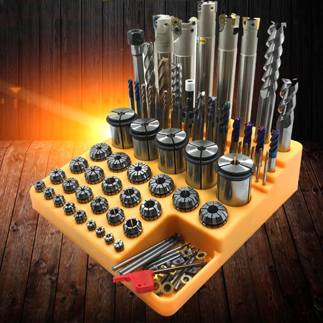 Multifunctional Drill Case Holder Tools Box,Manicure Accessories Tools Packaging,Milling Cutter Storage Box Stand Holder Case B