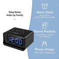 thumbnail image 4 of Colorful Digital Alarm Clock, Daylight Savings Time Adjustment, USB Charging, for Vibrant Bedroom Ambiance, 4 of 5