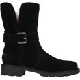 thumbnail image 2 of Women's Sam Edelman Jeanie Ankle Boot Black Velour Suede 7 M, 2 of 6