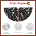 thumbnail image 3 of Sikiie Retro Skeleton Dancing On Halloween Party Christmas Tree Skirt, Christmas Tree Decorations, Christmas Decor, Tree Mat Decoration(30-48IN)-36", 3 of 6
