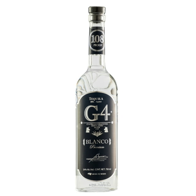 Tequila G4 Blanco Premium 40% Alc 750 Ml