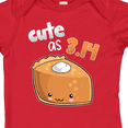 thumbnail image 4 of Inktastic Cute as 3.14 Pi Day Pumpkin Pie Pun Boys or Girls Baby Bodysuit, 4 of 5