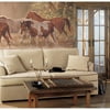York Wallcoverings Lake Forest Lodge LM7959M Misty River Mural, Browns