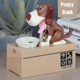 thumbnail image 3 of Hucha de perro pequeño con batería, juguete robótico para masticar monedas, caja de dinero, ahorro de dinero, hucha para, 3 of 5