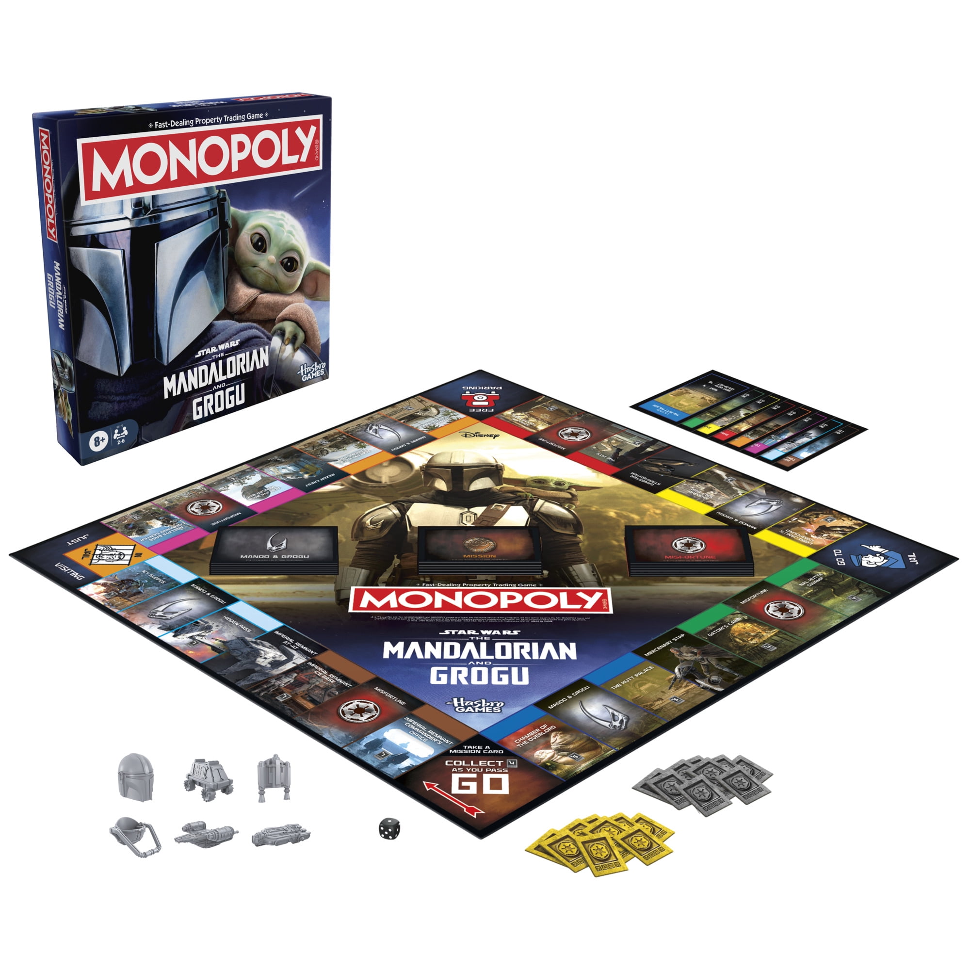 Monopoly: Star Wars The Mandalorian and Grogu Edition Board Game, Family Games, 8+