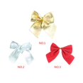 thumbnail image 2 of letairis 24pcs Christmas Tree Bowknot Xmas Tree Wedding Party Decoration Bows DIY Gift TYPE5, 2 of 8