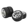 thumbnail image 3 of RC Tires, Exquisite Craftsmanship 1/10 RC Wheels Strong Cushioning  For Most 1/10 Flat Sports Car A Tire, 3 of 8
