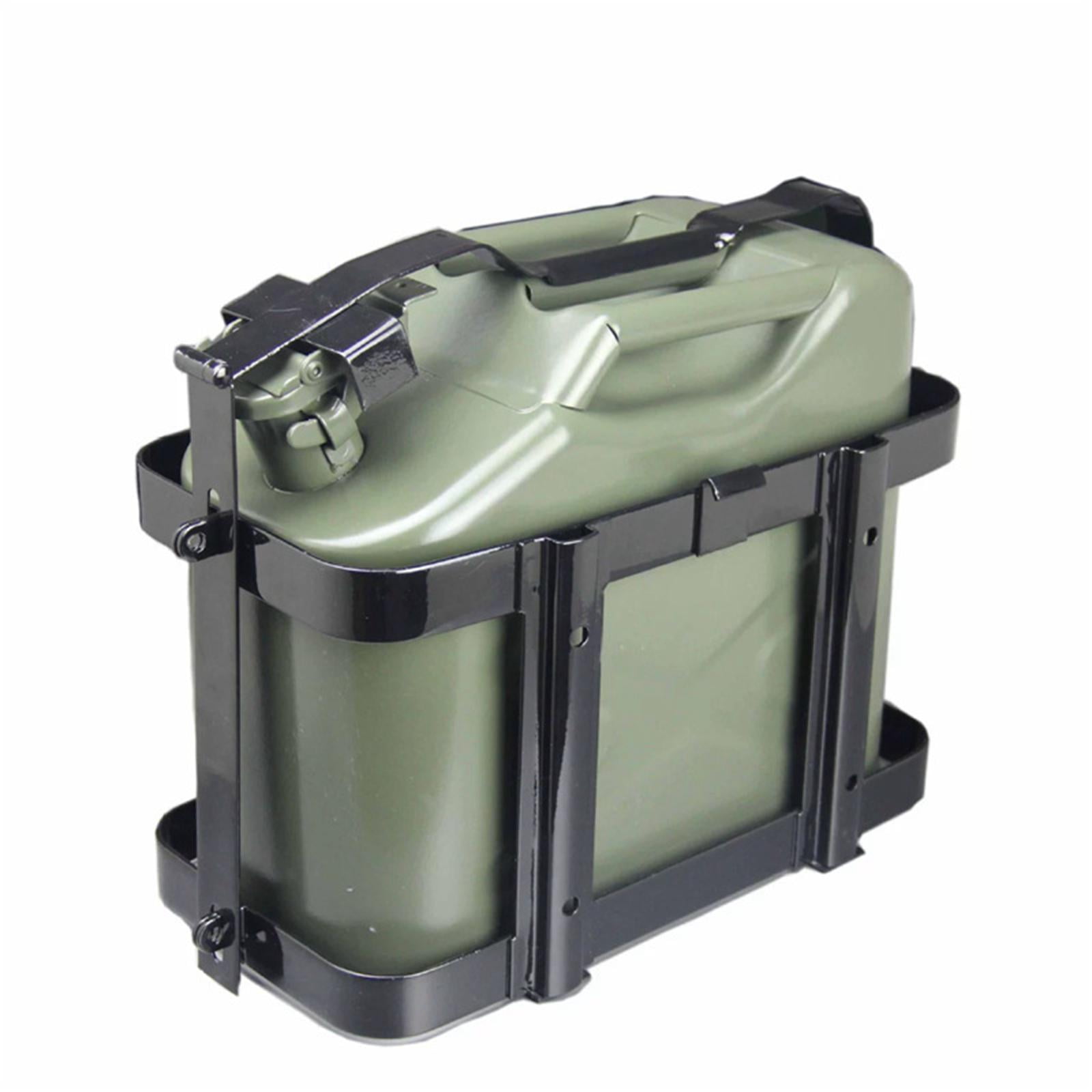Wzmzjy Jerry Gas Can Holder Fuel Tank Holder for 5 Gal Black Spare Parts Replaces Metal