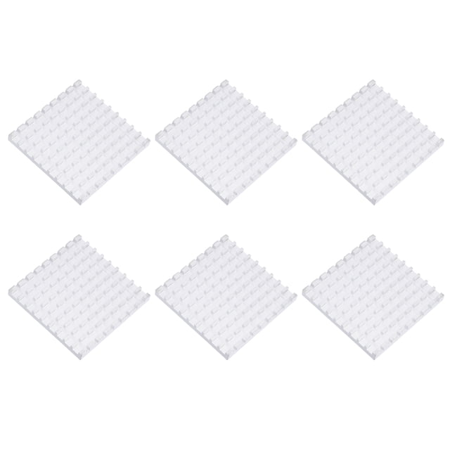 Chip de disipador de calor, disipador de calor de aluminio P48x5x48 de 10 piezas construido para precisión