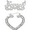 Silver, variant on Personalized Set of Necklace and Naked Bamboo Earrings
