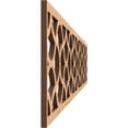 thumbnail image 3 of Ekena Millwork 46 5/8"W x 8"H x 3/8"T Resort Fretwork Moulding, Hickory, 3 of 13
