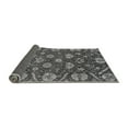 thumbnail image 2 of Ahgly Company Indoor Round Abstract Gray Modern Area Rugs, 7' Round, 2 of 4