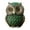 green, variant on Kuntesetty Adorable Owl Ornament Art Works Garden Owl Statue for Office Dollhouse Patio green