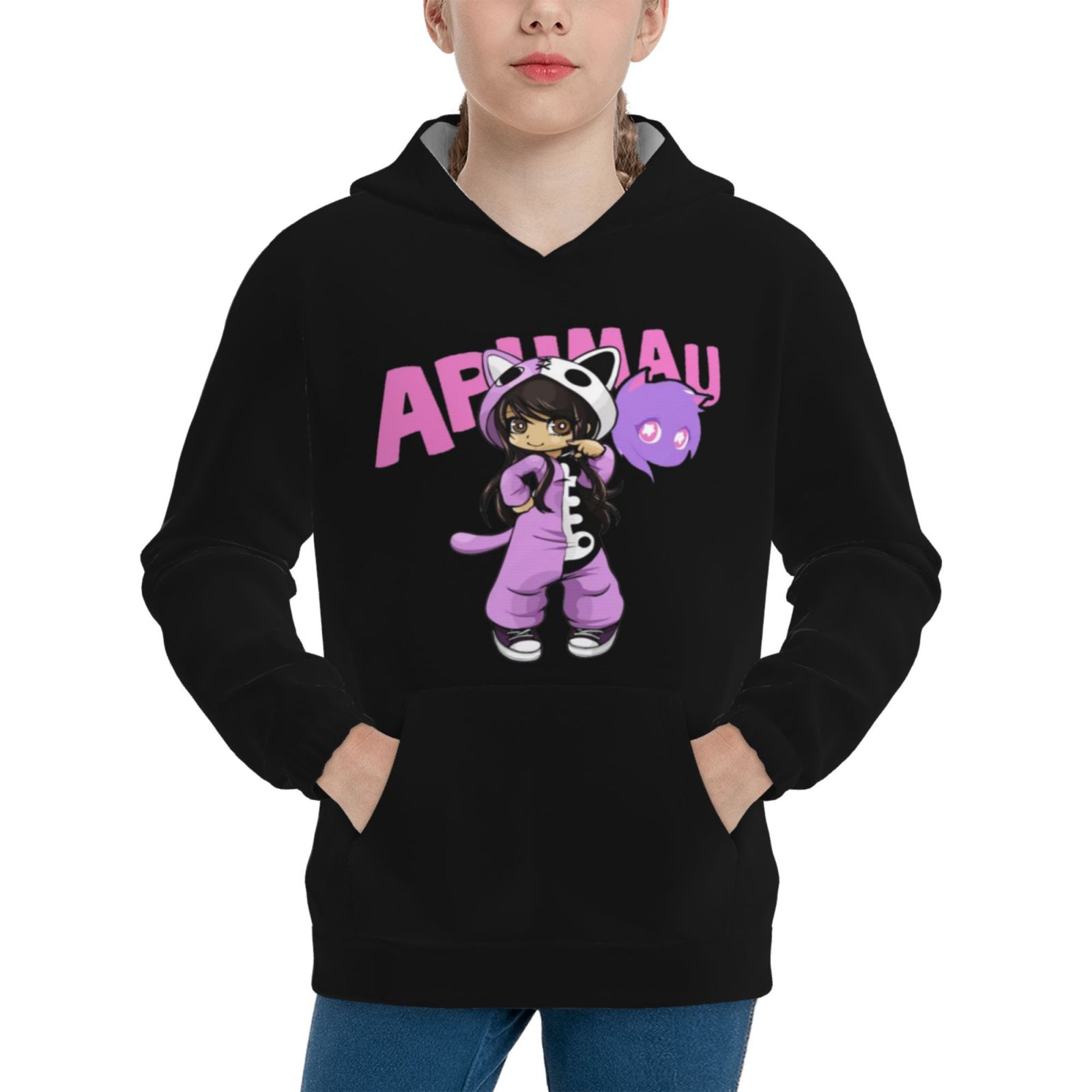 Aphmau Hooded For Children'S, 3d Printed Pullovers. Kid Sports Hoodie ...