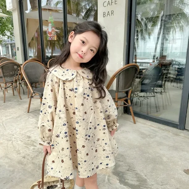New Girls Dress Children Dresses Korean Baby Kids Toddler Autumn