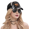 thumbnail image 5 of Disketp Dachshund Sitting in Bathtub Print Trucker Hat Men Women - Mesh Baseball SnapBack Cap, 5 of 7