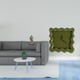 thumbnail image 2 of Reloj de pared cuadrado con escultura de caballero europeo, adorno creativo, figura para entrada, sala de estar, decoración del hogar, reloj colgante, 2 of 8