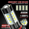 thumbnail image 6 of LED 9140 9145 Fog Light Bulbs 2PCS White 6000K Plug&Play 9005/9006 Car Light Bulbs, 6 of 11