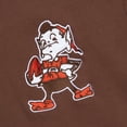 thumbnail image 6 of Men's Mitchell & Ness  Brown Cleveland Browns Vintage Logo Team OG 2.0 Fleece Pullover Hoodie, 6 of 6