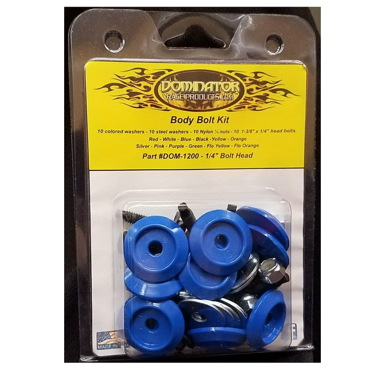 Dominator Body Bolt Kit Hex Head Red Dominator Body Bolt Kit Hex Head Red