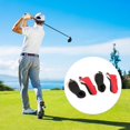 thumbnail image 3 of Fundas de cabeza de palo de golf híbridas Kusrkot gruesas con etiqueta de número rojo 4 piezas, 3 of 8