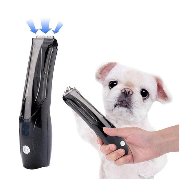 Dog Shaver Clipper Cordless Pet Hair Clipper with Suction USB Vacuum Electric Dog Hair Trimmer