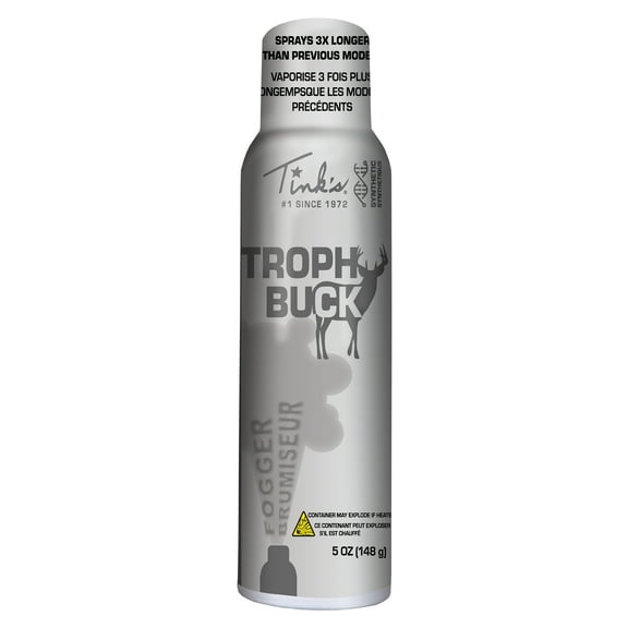 Tink's Synthetic Trophy Buck Dominant Buck Urine Hot Shot Fogger for Hunting - 5 oz. Deer Lure Can