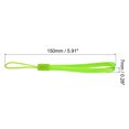 thumbnail image 2 of Uxcell Portable Item Nylon Cord Lanyards Hand Wrist Strap String 5.91inch Green 30 Pack, 2 of 6