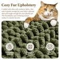thumbnail image 5 of ATHOPE 67" Chaise Lounge Chair Indoor, Corduroy Couch Chair with Pillows, Comfy Reading Chairs with Wide Arms, Upholstered Sleeper Sofa for Living Room, No Assembly Required, Green, 5 of 8