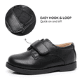 thumbnail image 3 of Blikcon Toddler Boys Dress Shoes Hook and Loop School Uniform Shoes, 3 of 8