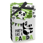 Panda Party Favor Boxes Set of 12 for Baby Showers and Birthdays, Perfect for Celebrations, Fun Themes, and Memorable Moments with Family and Friends
