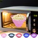 thumbnail image 1 of Cuenco de palomitas de silicona de grado alimentario – Máquina plegable de palomitas para microondas, alta resistencia a las temperaturas, doble asas, fácil de limpiar, tapa de almacenamiento, 1 of 6