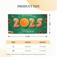thumbnail image 5 of Sikiie Merry Christmas 2025 Custom Banners and Signs Customize Outdoor, Personalized Banner with Logo Text for Party Birthday, Customized Banner Decoration-Small, 5 of 8