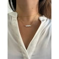 thumbnail image 5 of FreshWater Pearl Bar Necklace, 14K Gold Filled Chain - Shanali Jewelry, 5 of 10