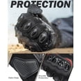 thumbnail image 2 of Guantes de motocicleta con pantalla táctil transpirables Red M para hombres y mujeres, guantes antideslizantes para carreras de motocross para motocicletas y scooters., 2 of 4