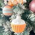 thumbnail image 6 of 80 Pcs 3.15" Pastel Christmas Ball Ornaments Set, Macaron Pink Candy Land Christmas Tree Decorations with Gift Box, Shatterproof Hand-Painted Ornaments for Home Wreath Garland, Holiday Decor, 6 of 9
