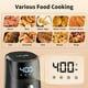thumbnail image 2 of Freidora de aire de 4.2 QT, horno con control de temperatura y tiempo, lavavajillas, cesta antiadherente, pantalla táctil digital LED, bandeja de acero inoxidable (negro-digital), 2 of 5