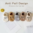 thumbnail image 5 of Toddler Socks 5 Pairs Low Cut Ankle Socks Smile Face Fishnet Cotton Socks for Baby Boys Girls Kids，2-15 Years, 5 of 8