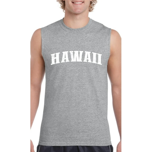 Normal is Boring - Men's Graphic T-Shirt Sleeveless, up to Men Size 3XL - Hawaii