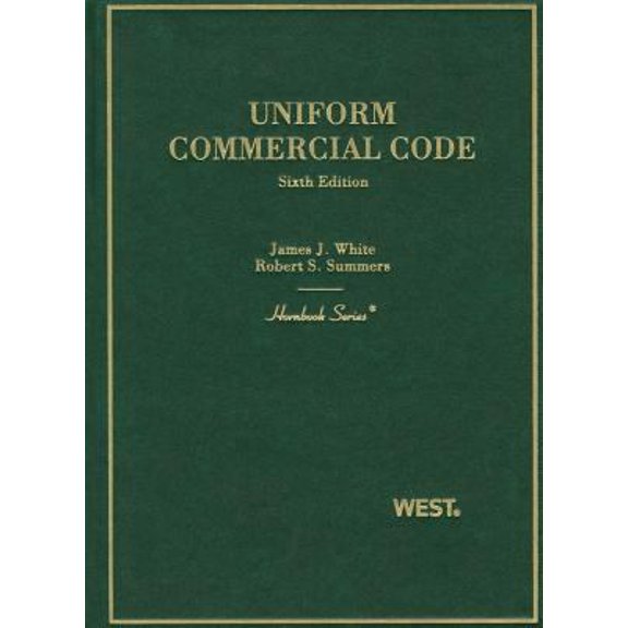 Pre-Owned Uniform Commercial Code (Hornbooks) (Hardcover) 0314926690 9780314926692