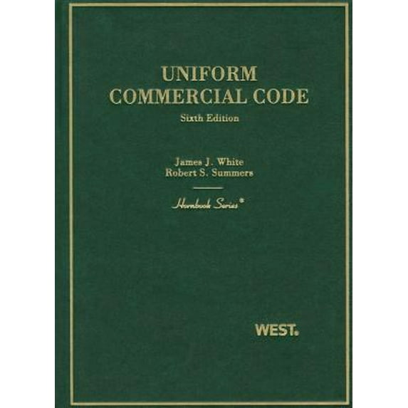 Pre-Owned Uniform Commercial Code (Hornbooks) (Hardcover) 0314926690 9780314926692