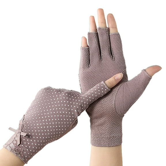 Sunblock Gloves Non Slip UV Protection Driving Gloves Summer Outdoor Gloves