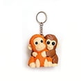thumbnail image 5 of WKSCLPAI Punch Monkey Keychain, Cute 3D Printed Punch Orangutan Ornaments, Trending Cuddle Companion Key Chain for keys, Bags, Backpacks, Gift for Punch Lovers, 5 of 8
