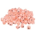 thumbnail image 1 of Ropa Colgador Marcador Unique Bargains S Tamaño etiqueta Ajuste 3,5mm Varilla Rosa paquete de 100, 1 of 5