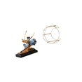 thumbnail image 6 of CoudarTitie Ballet Dancer Ornament Figure Ballerina Girls Statue Gift Desk Figurine for Restaurant Fireplace Decorating Metal 3 Tier Wall Hanging Shelf Decor, 6 of 8