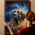 thumbnail image 6 of Thuan Leonberger Dog Art Van Gogh-Inspired - Contemporary Abstract Modern Dog Wall Decor - Dog Painting Canvas Canvas Print 11x17 inches Unframed, 6 of 6