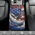 thumbnail image 2 of Yuyamidu Eagle Car Armrest Center Console Cover American Flag Vehicle Center Console Armrest Cover Pad for Most Cars Trucks SUVs Flannel Auto Accessories Arm Rest Covers, 2 of 7