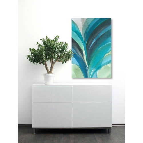 Marmont Hill "Blue Explosion" Painting Print on Wrapped Canvas