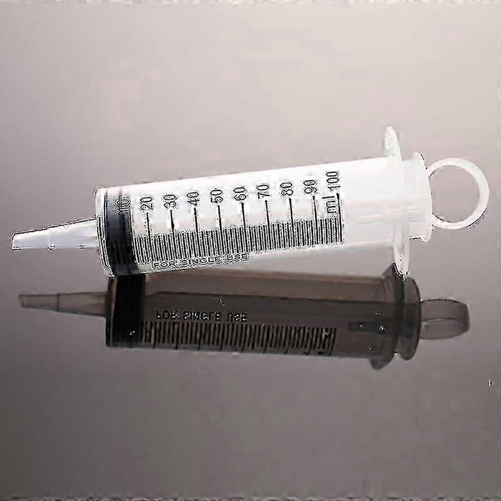 100ml Large Syringe Reusable Pump with 1m Tube for Feeding Measuring